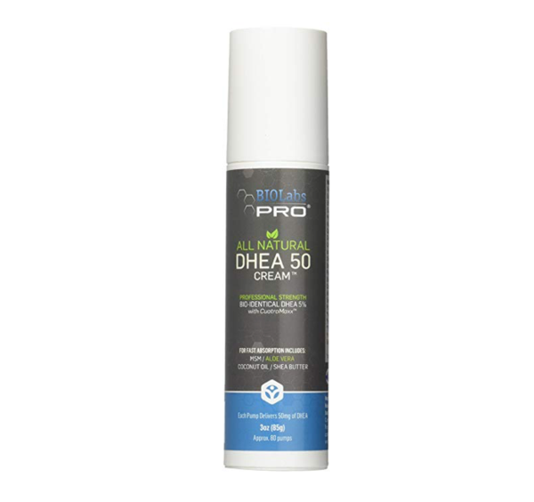 All Natural Bioidentical 50 Mg DHEA Performance Cream - Two Month Supply