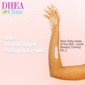 Where do you apply estrogen cream?