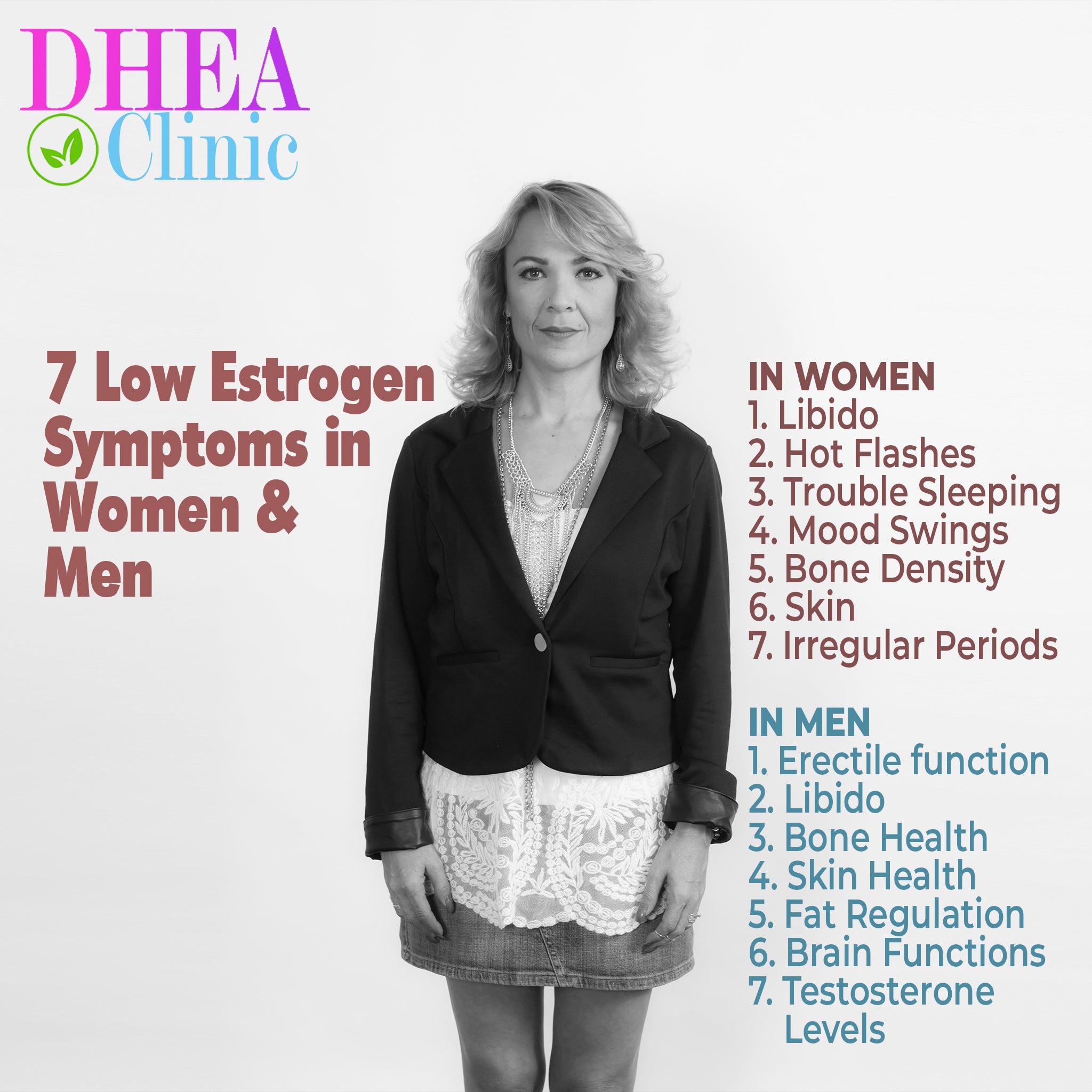 7 Low Estrogen Symptoms in Women & Men, Causes & Treatments